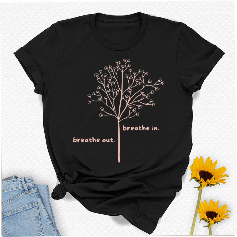 Breathe in Breathe Out T-Shirt - огляд і ціна Your Health Wellness