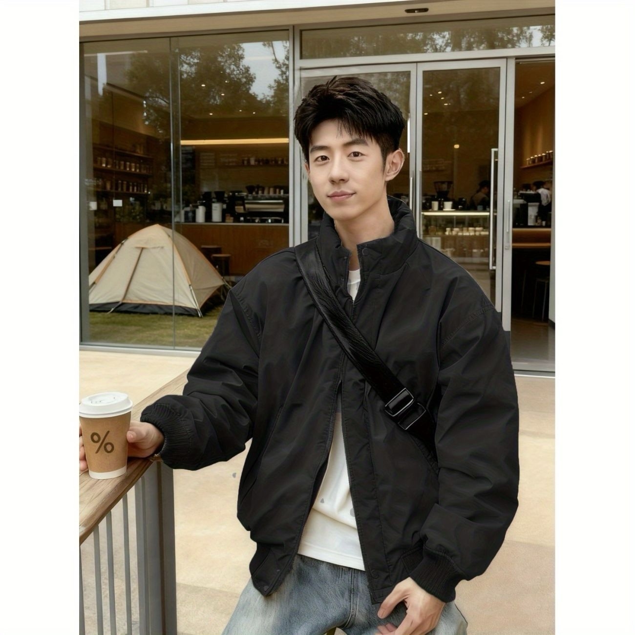 Mens Jacket Man Outdoor Coats  - огляд і ціна Health Wellness Gym